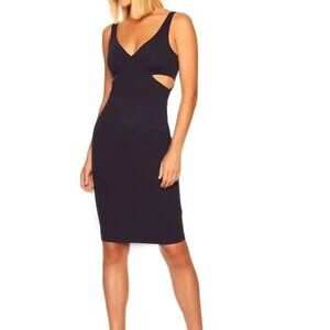 Susana Monaco Side Open V Tank Dress‎ in Midnight Blue, Size Small /n2